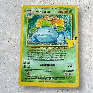 Venusaur 15/102 Celebrations: Classic Collection Holo